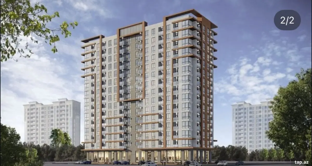 231 400 AZN - 2 otaqlı mənzil, 8-ci kilometr, Nizami, Bakı