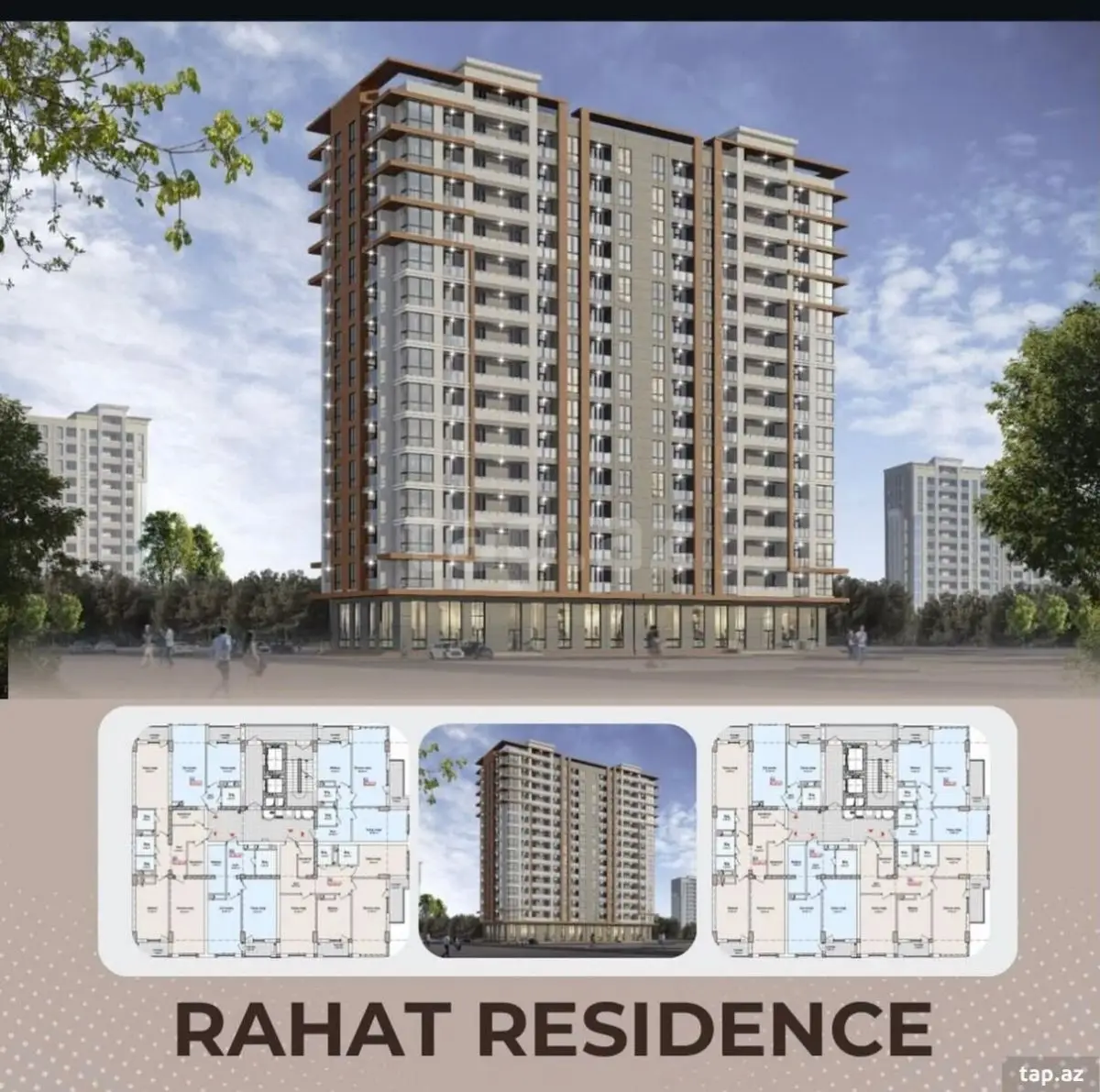 231 400 AZN - 2 otaqlı mənzil, 8-ci kilometr, Nizami, Bakı