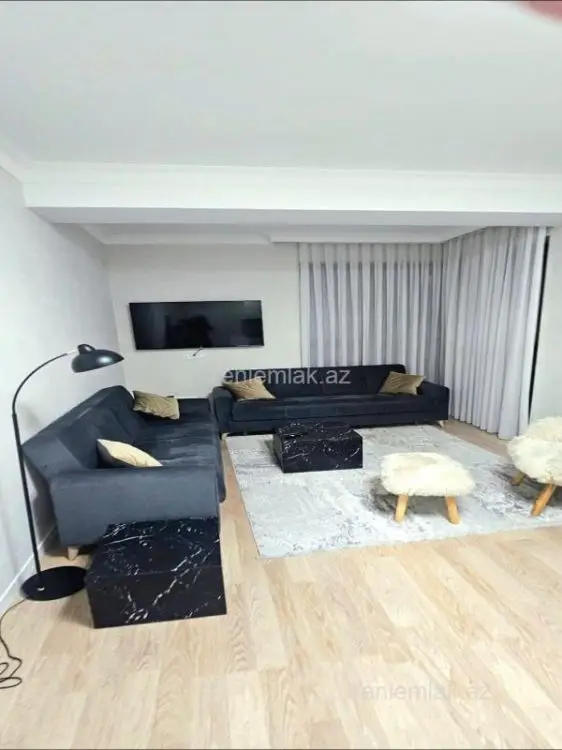 1 200 AZN - 2 otaqlı mənzil Kirayə (aylıq), Bayıl qəs., Səbail, Bakı