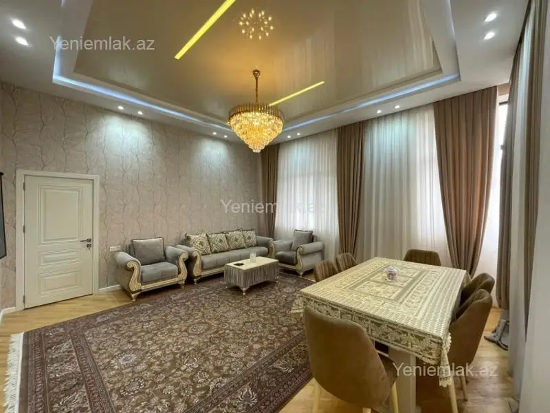 1 500 AZN - 3 otaqlı mənzil Kirayə (aylıq), Səbail, Bakı