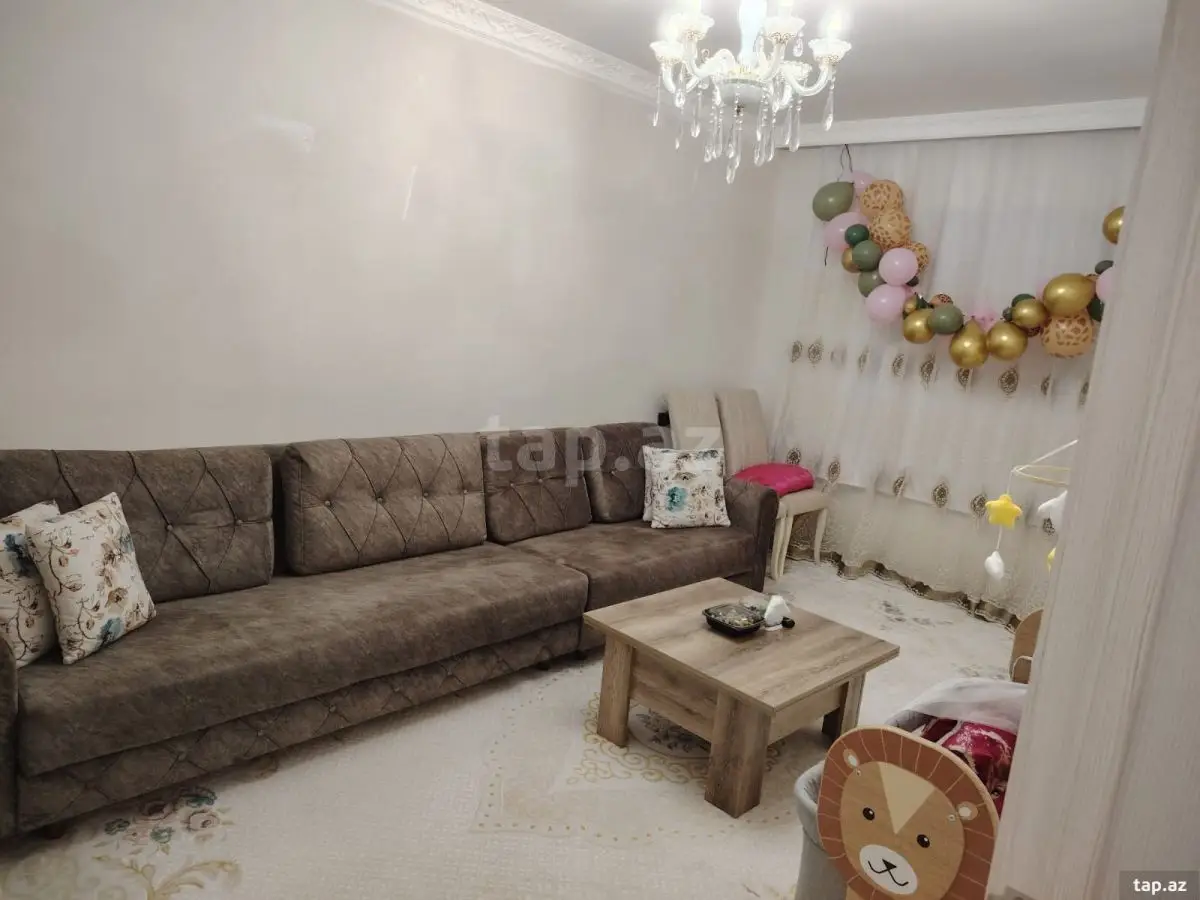 500 AZN - 3 otaqlı mənzil Kirayə (aylıq), Binə qəs., Xəzər, Bakı