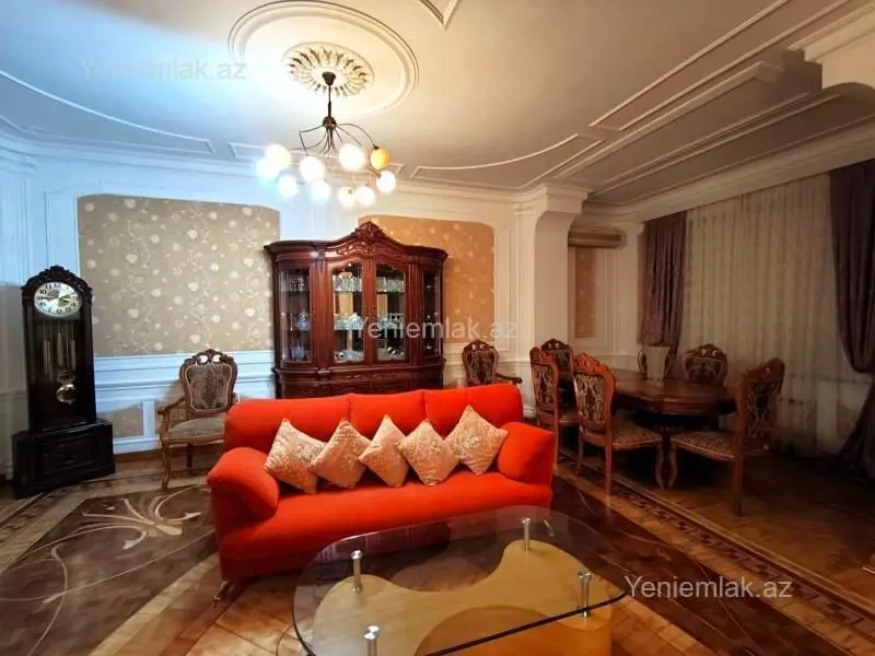 1 200 AZN - 4 otaqlı mənzil Kirayə (aylıq), Nəsimi, Bakı