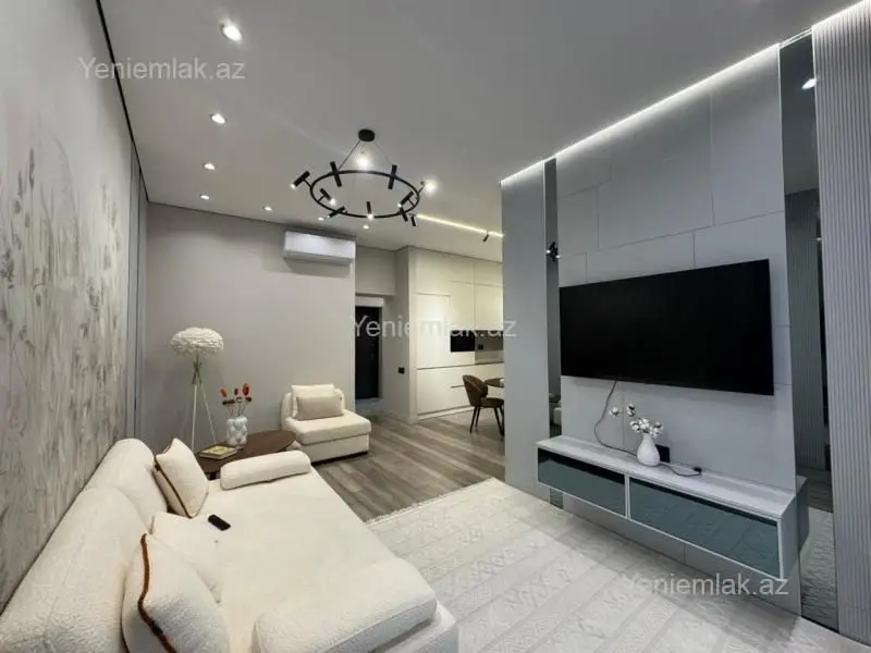 1 600 AZN - 2 otaqlı mənzil Kirayə (aylıq), Ağ şəhər, Xətai, Bakı