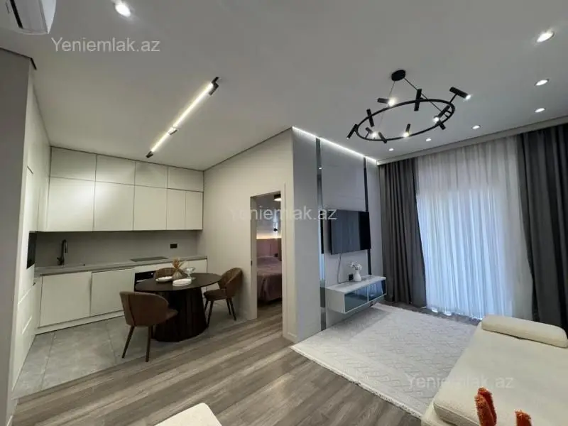 1 600 AZN - 2 otaqlı mənzil Kirayə (aylıq), Ağ şəhər, Xətai, Bakı
