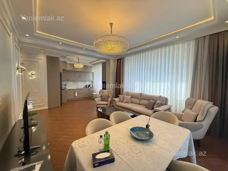 3 000 AZN - 3 otaqlı mənzil Kirayə (aylıq), Ağ şəhər, Xətai, Bakı