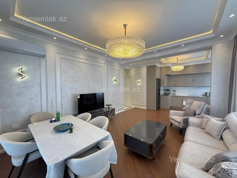 3 000 AZN - 3 otaqlı mənzil Kirayə (aylıq), Ağ şəhər, Xətai, Bakı