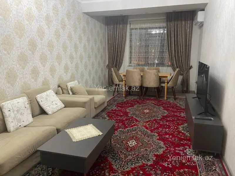 1 200 AZN - 2 otaqlı mənzil Kirayə (aylıq), Nərimanov, Bakı