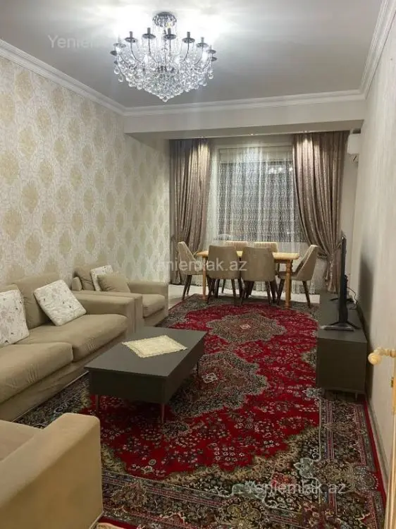 1 200 AZN - 2 otaqlı mənzil Kirayə (aylıq), Nərimanov, Bakı
