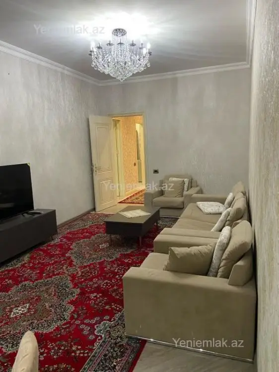 1 200 AZN - 2 otaqlı mənzil Kirayə (aylıq), Nərimanov, Bakı
