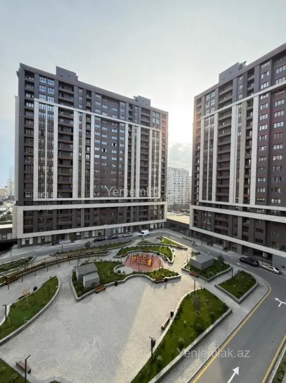 1 200 AZN - 2 otaqlı mənzil Kirayə (aylıq), Ağ şəhər, Xətai, Bakı