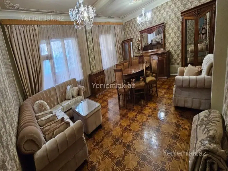 1 100 AZN - 4 otaqlı mənzil Kirayə (aylıq), Nəsimi, Bakı