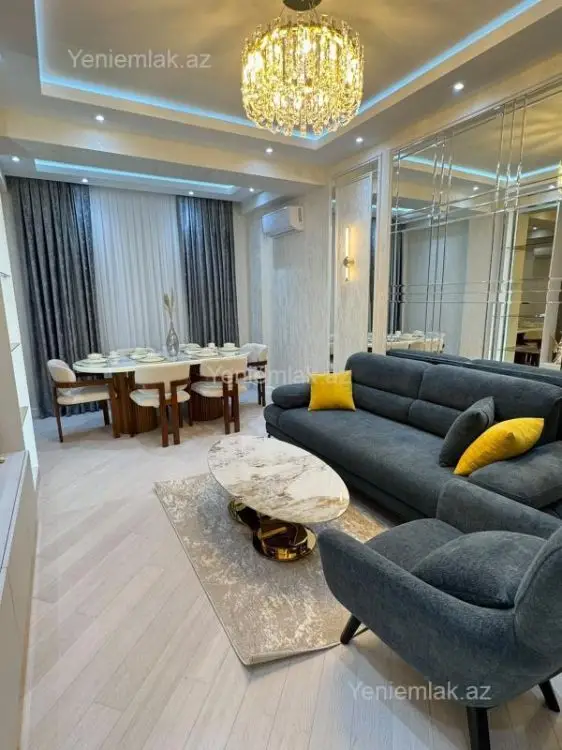 1 200 AZN - 2 otaqlı mənzil Kirayə (aylıq), Nərimanov, Bakı