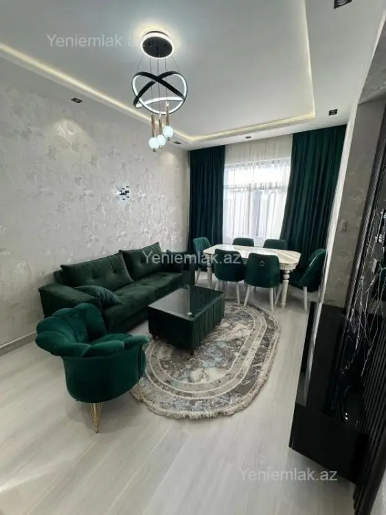 1 050 AZN - 2 otaqlı mənzil Kirayə (aylıq), Ağ şəhər, Xətai, Bakı