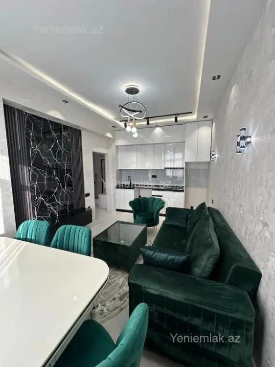 1 050 AZN - 2 otaqlı mənzil Kirayə (aylıq), Ağ şəhər, Xətai, Bakı