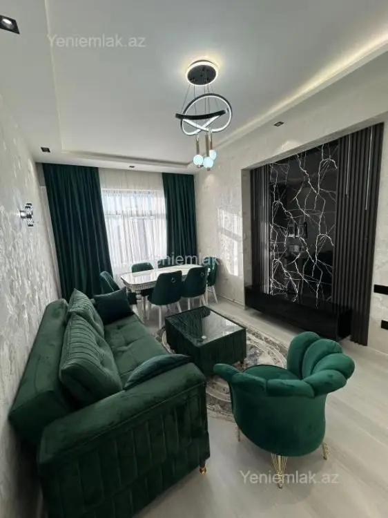 1 050 AZN - 2 otaqlı mənzil Kirayə (aylıq), Ağ şəhər, Xətai, Bakı