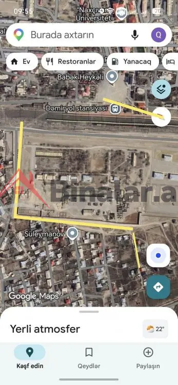 4 850 AZN - 0 sot Torpaq Satılır, Naxçıvan MR