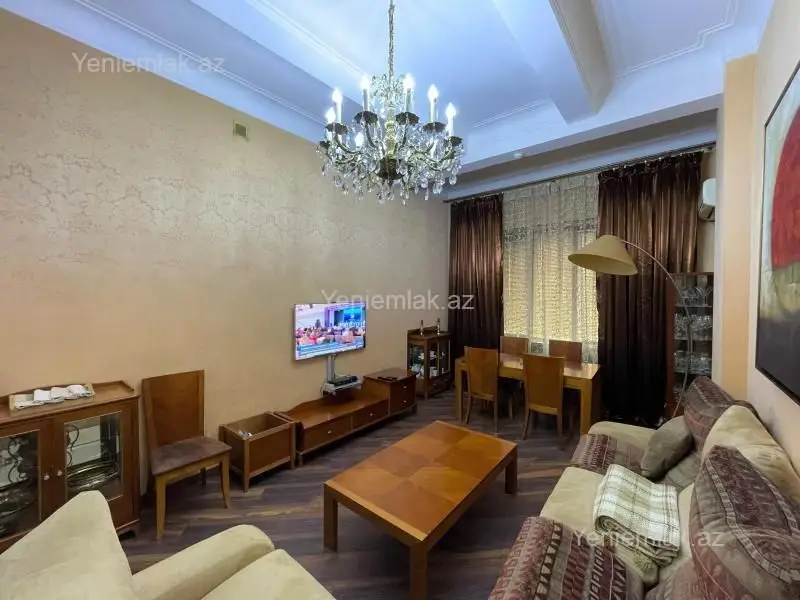 1 500 AZN - 2 otaqlı mənzil Kirayə (aylıq), Səbail, Bakı