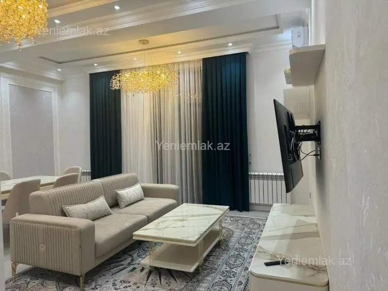 1 500 AZN - 3 otaqlı mənzil Kirayə (aylıq), Nəsimi, Bakı
