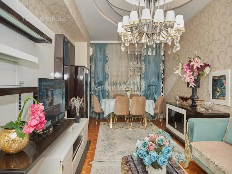 1 200 AZN - 3 otaqlı mənzil Kirayə (aylıq), Ağ şəhər, Xətai, Bakı