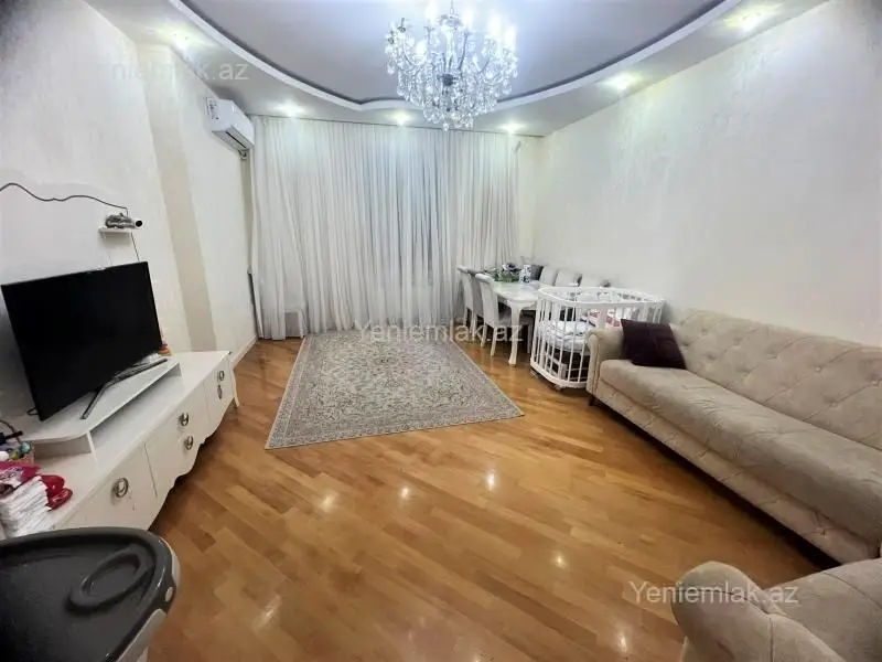 1 100 AZN - 3 otaqlı mənzil Kirayə (aylıq), Nərimanov, Bakı