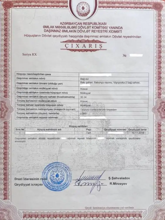 120 999 AZN - 9.5 sot Torpaq Satılır, Albalı qəs., Sabunçu, Bakı