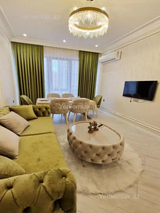 1 200 AZN - 2 otaqlı mənzil Kirayə (aylıq), Nərimanov, Bakı