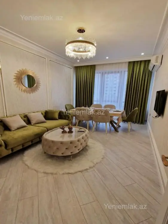 1 200 AZN - 2 otaqlı mənzil Kirayə (aylıq), Nərimanov, Bakı