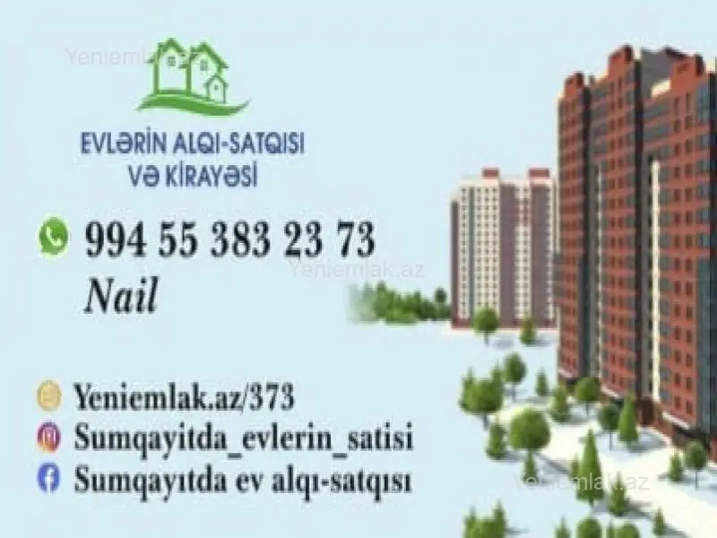 350 AZN - 2 otaqlı mənzil Kirayə (aylıq), 5-ci mikrorayon, Sumqayıt