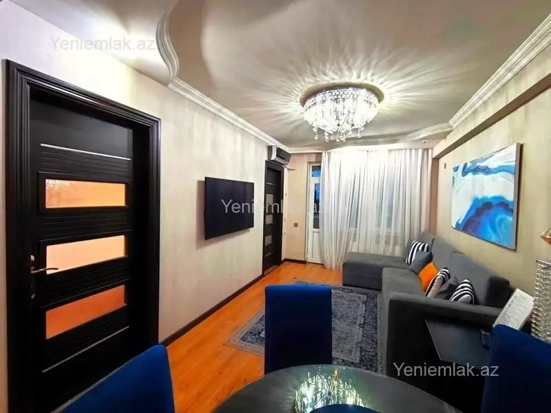 1 000 AZN - 3 otaqlı mənzil Kirayə (aylıq), Montin qəs., Nərimanov, Bakı