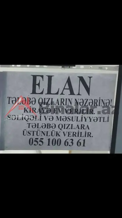 120 AZN - 7 otaqlı mənzil Kirayə (aylıq), Mingəçevir