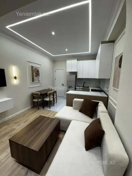 1 100 AZN - 2 otaqlı mənzil Kirayə (aylıq), Nəsimi, Bakı