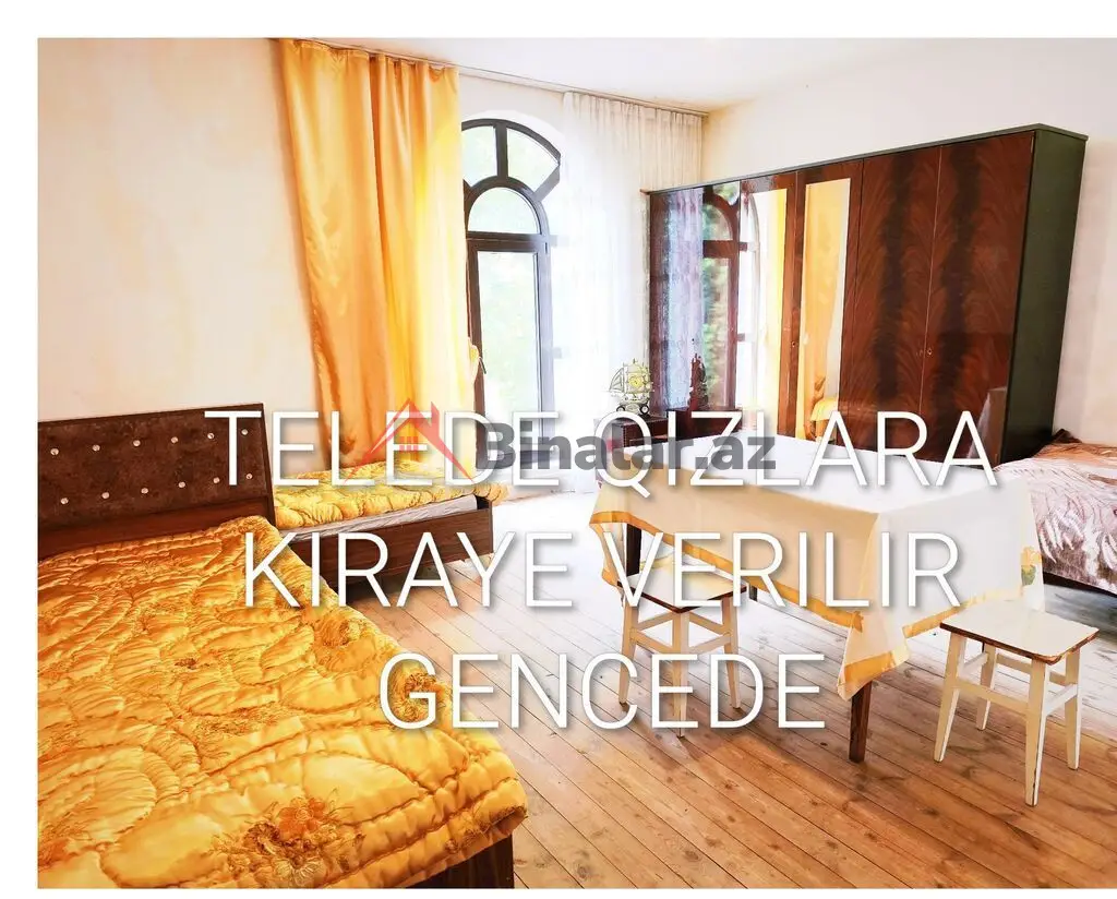 100 AZN - 4 otaqlı mənzil Kirayə (aylıq), Gəncə