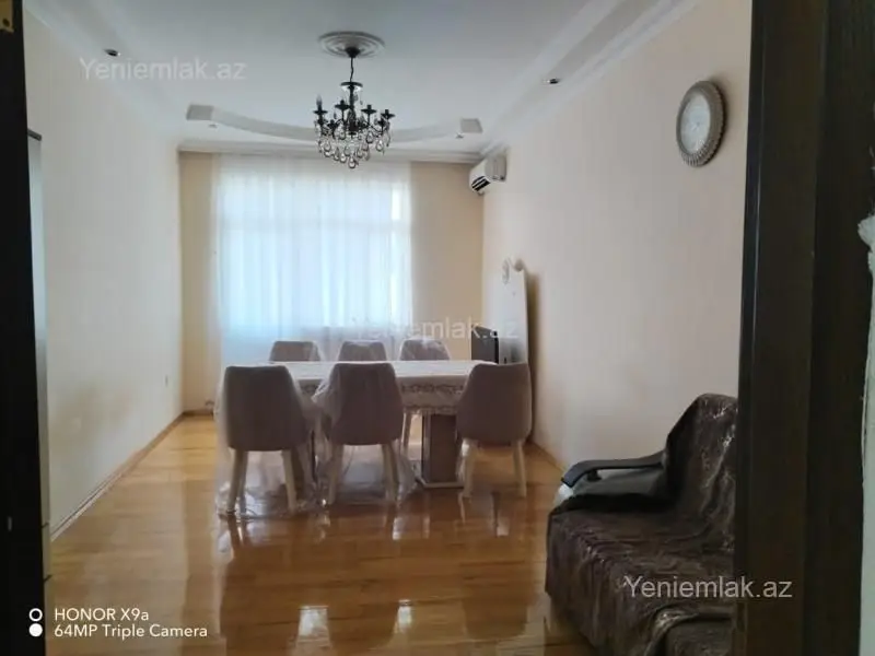 1 200 AZN - 3 otaqlı mənzil Kirayə (aylıq), Nəsimi, Bakı
