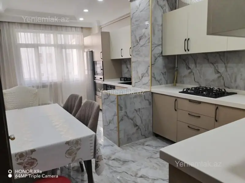 1 200 AZN - 3 otaqlı mənzil Kirayə (aylıq), Nəsimi, Bakı