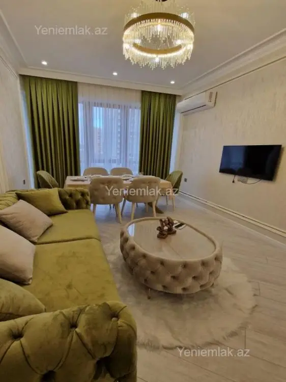 1 200 AZN - 2 otaqlı mənzil Kirayə (aylıq), Nəsimi, Bakı
