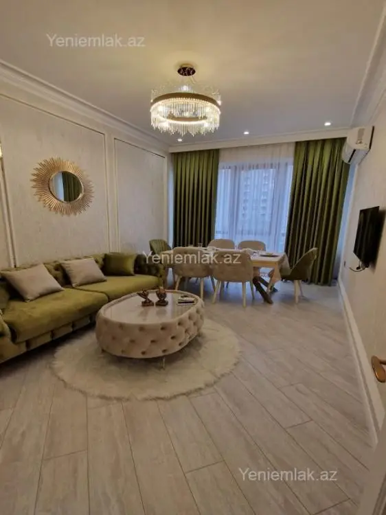 1 200 AZN - 2 otaqlı mənzil Kirayə (aylıq), Nəsimi, Bakı