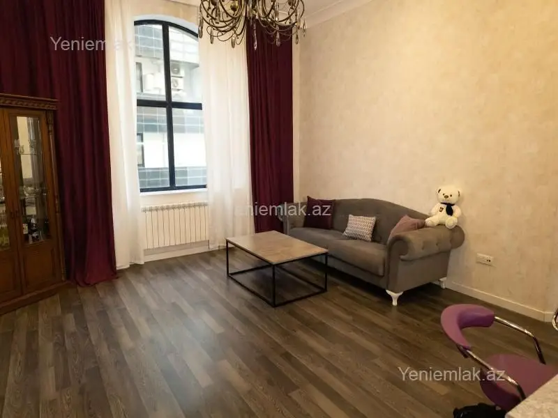 1 200 AZN - 2 otaqlı mənzil Kirayə (aylıq), Nizami, Bakı