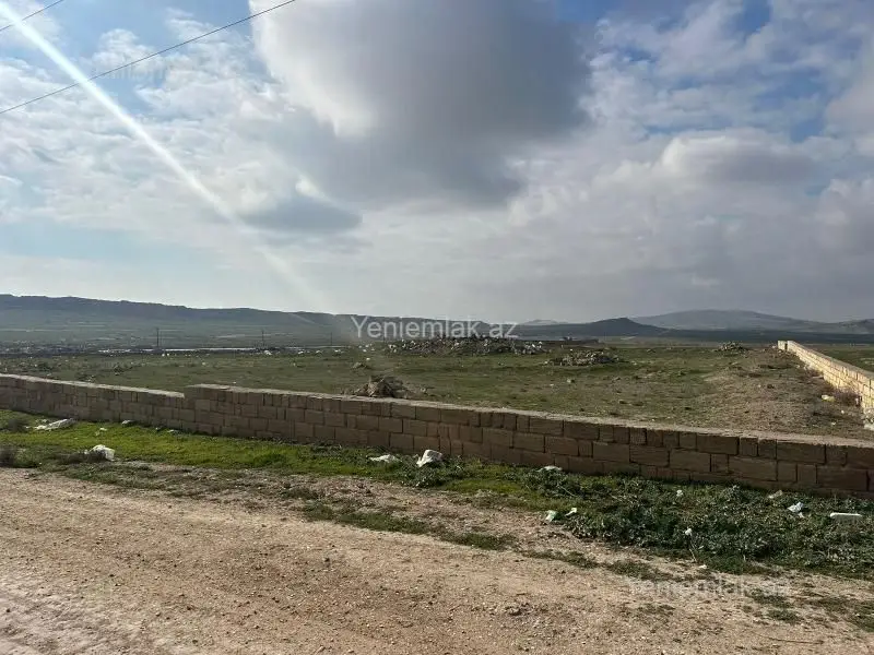350 000 AZN - 100 sot Torpaq Satılır, Qobu, Abşeron