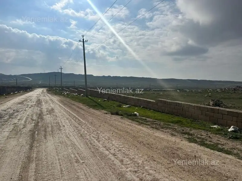 350 000 AZN - 100 sot Torpaq Satılır, Qobu, Abşeron