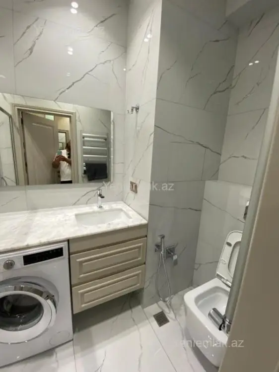 1 400 AZN - 2 otaqlı mənzil Kirayə (aylıq), Ağ şəhər, Xətai, Bakı