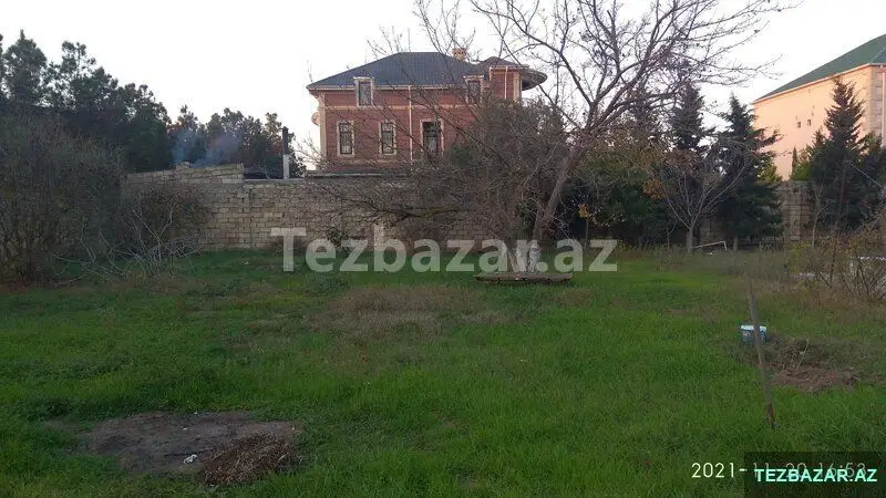 180 000 AZN - 7 sot Torpaq Satılır, Şağan, Xəzər, Bakı