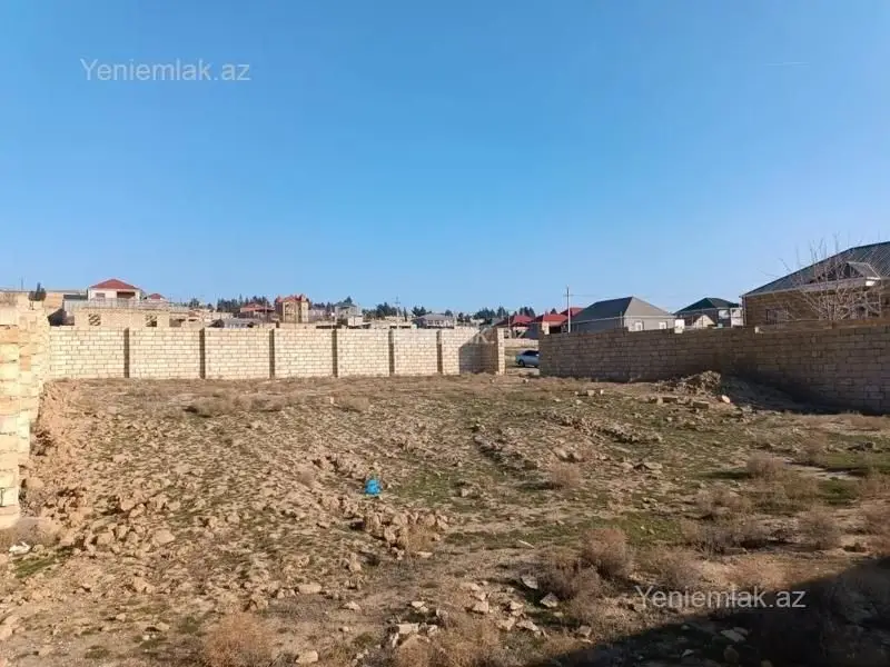 33 000 AZN - 6 sot Torpaq Satılır, Novxanı, Abşeron