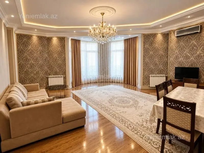 1 400 AZN - 3 otaqlı mənzil Kirayə (aylıq), Nəsimi, Bakı